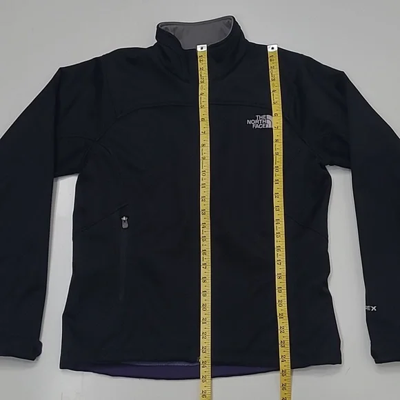 The North Face Apex Full Zip Jacket Pockets Brand Logo Water Wind Resistant Coat - Picture 8 of 17